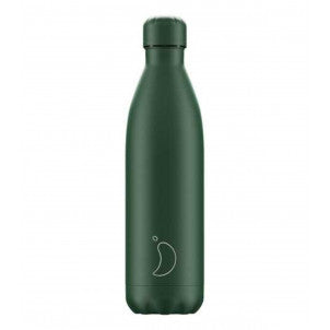 Botella inox. mate verde total 750ml chilly's 1