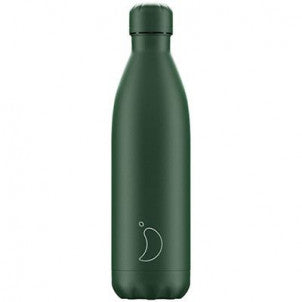 Botella inox. mate verde total 750ml chilly's 2