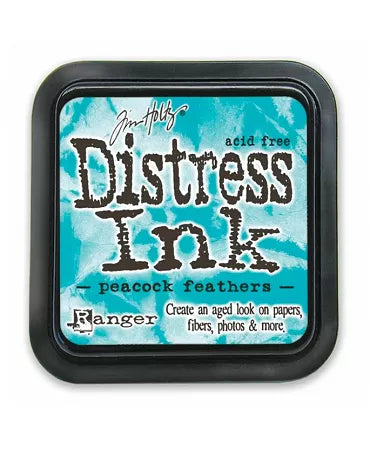 TINTA DISTRESS INK PAD PEACOCK FEATHERS 1