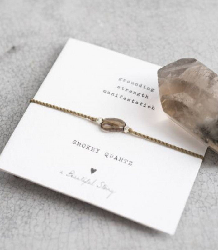 Pulsera piedra smokey quartz a beautiful story 1