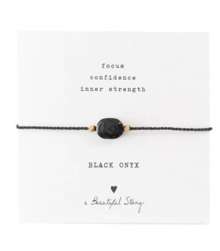 Pulsera piedra black onyx a beautiful story 2