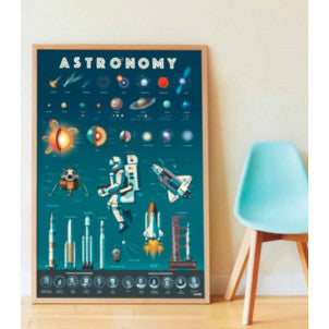 Gran poster de pegatinas astronomia poppik 2