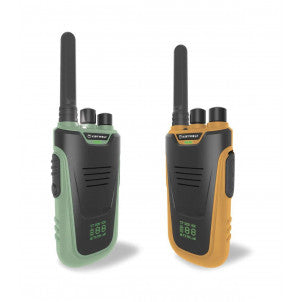 Walkie-talkies kidytalk verde-naranja kidywolf 1