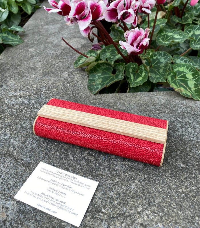 Funda para gafas marie rojo samares 1