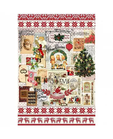 Papel arroz Cadence A3 CHRISTMAS TEA TIME 1