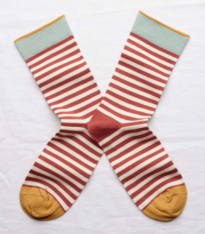 Calcetines rayure etrusque bonne maison 1