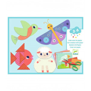 Collage recortar con bordes decorativos djeco 1