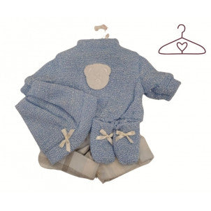 Ropita para muñecas pantalon celeste v-38 llorens 1