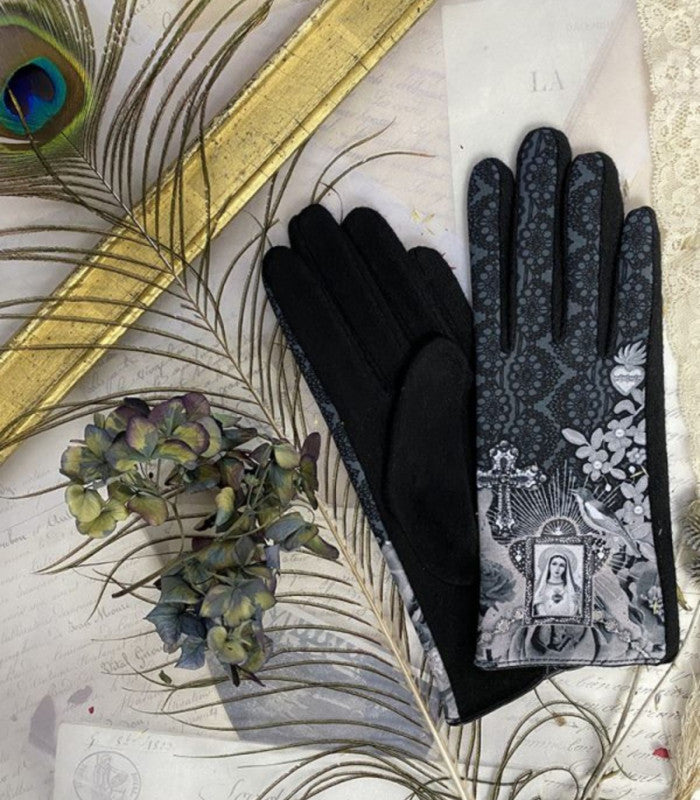 Guantes relique palma de lana brokante 1
