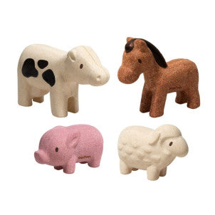 Set animales de la granja plantoys 1