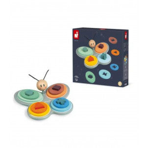 Mariposa encajable de formas sweet cocoon janod 2