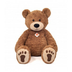 Oso marron con huellas 75 cm hermann teddy 1