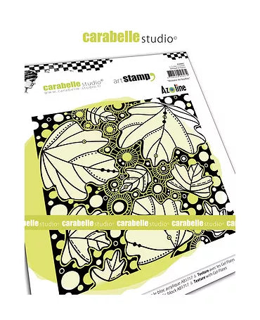 SELLO CARABELLE Apto para Gel Plates Histoire de feuilles by Azoline 1