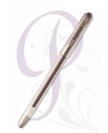 Bolígrafo PERGAMANO GEL 0.7 PLATA 1