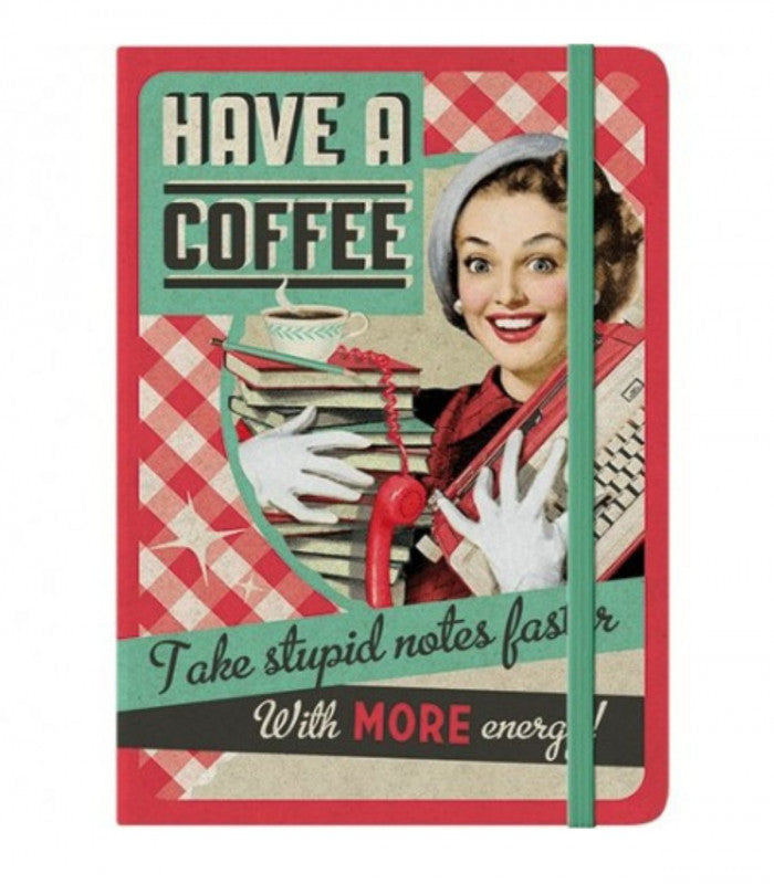Cuaderno a5 have a coffee nostalgic art 1
