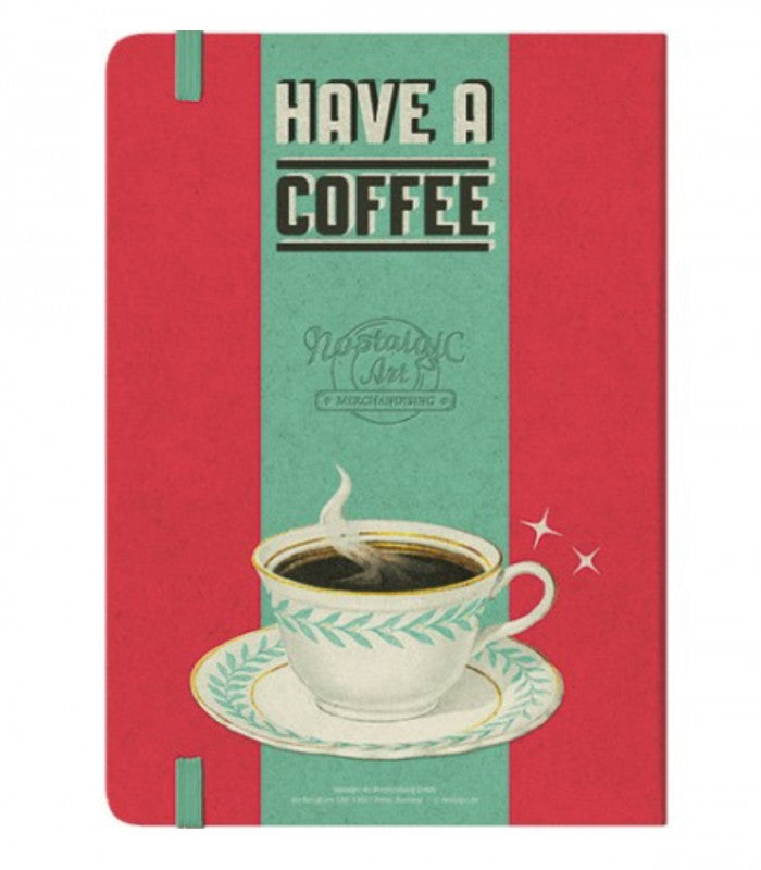 Cuaderno a5 have a coffee nostalgic art 2