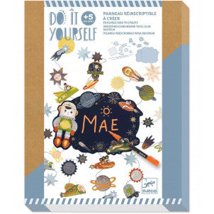 Pizarra en las estrellas diy djeco 1