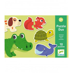 Puzzle duo animales djeco 1
