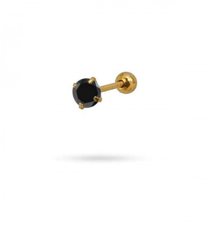 Piercing circonita negro 4mm anartxy 1