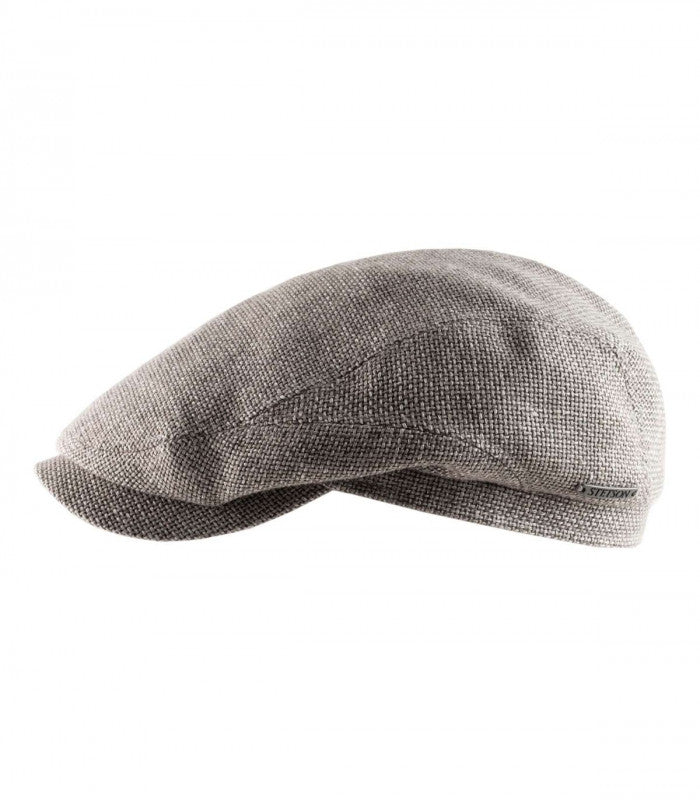 Gorra driver cap virgin wool/linen stetson 1