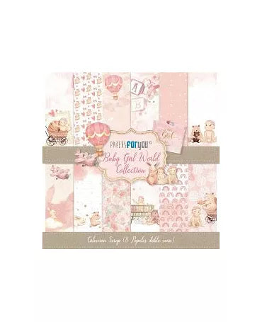 COLECCIÓN 30x30 PAPERS FOR YOU Baby Girl World Collection 1