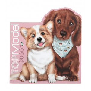 Doggy libro para colorear kitty and doggy top model 2