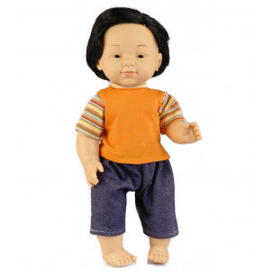 Muñeco niño oriental 40cm muñecas etnicas 1
