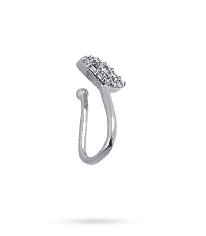 Pendiente ear cuff dagmar plateado anartxy 1
