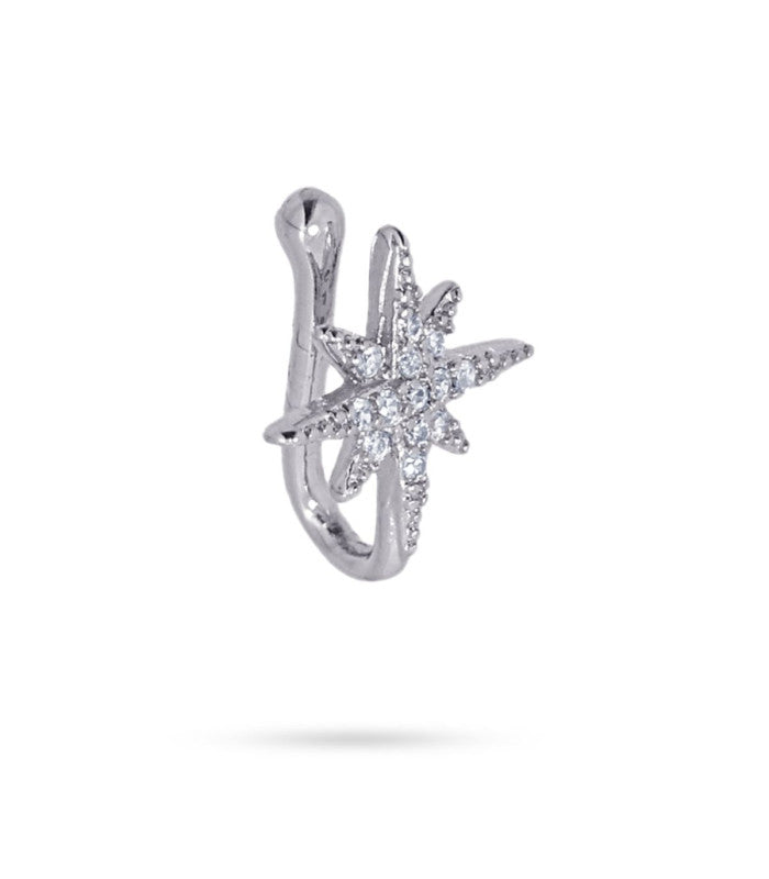 Pendiente ear cuff jassa plateado anartxy 1