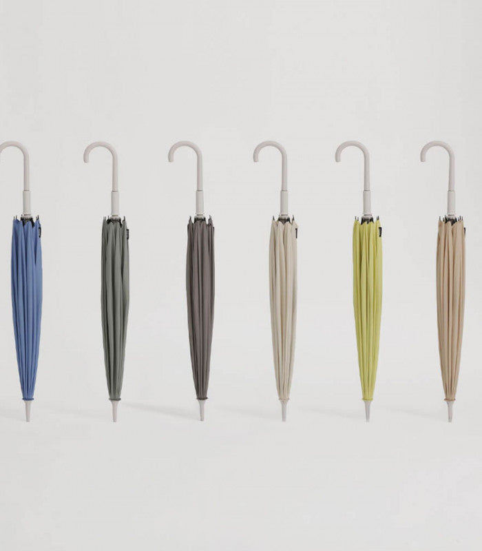 Paraguas one-pull closing 58cm warm gray shupatto 2
