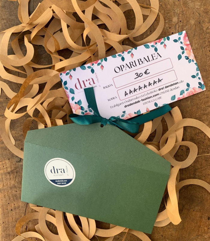 Tarjeta de regalo fisica 30€ - fashion 2