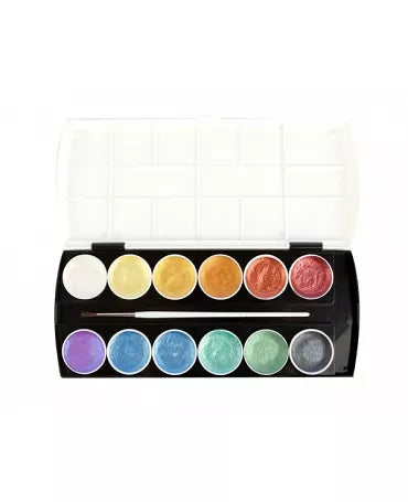 Acuarelas Metálicas Metallic Accents Basic 12 ud Prima Marketing 2
