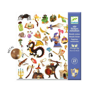 Pegatinas fantasia medieval djeco 1