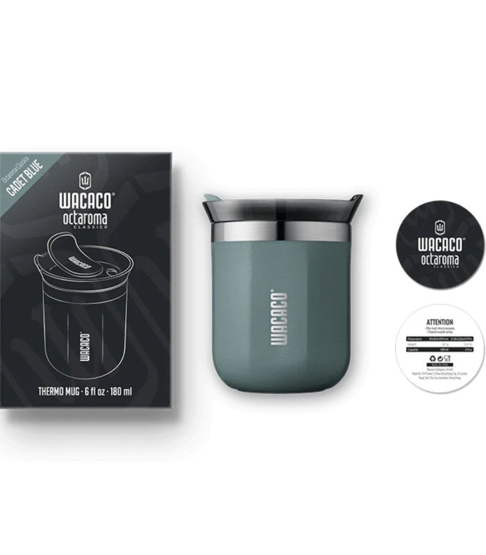 Taza termo wacaco octaroma classico 180ml azul 2
