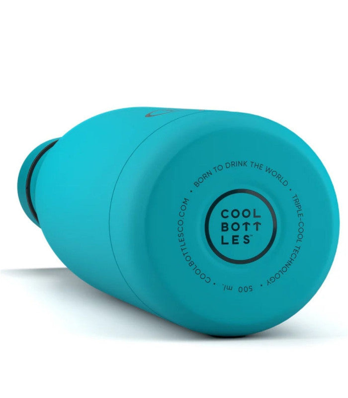Botella 350ml vivid turquoisse cool bottles 2