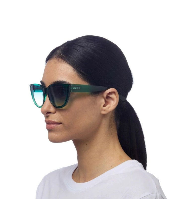 Gafas de sol okkia silvia transparent green 2