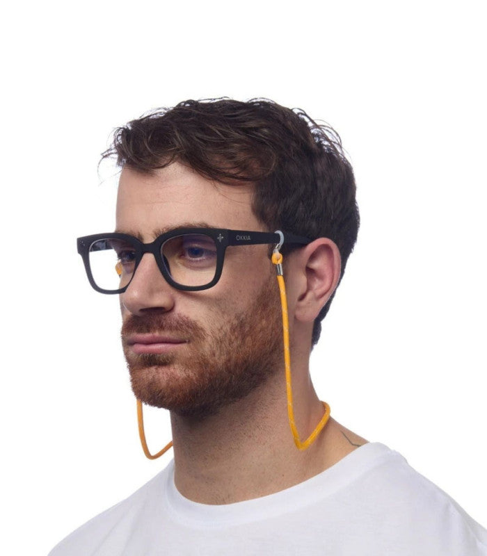 Cadena para gafas okkia chroma naranja claro 2