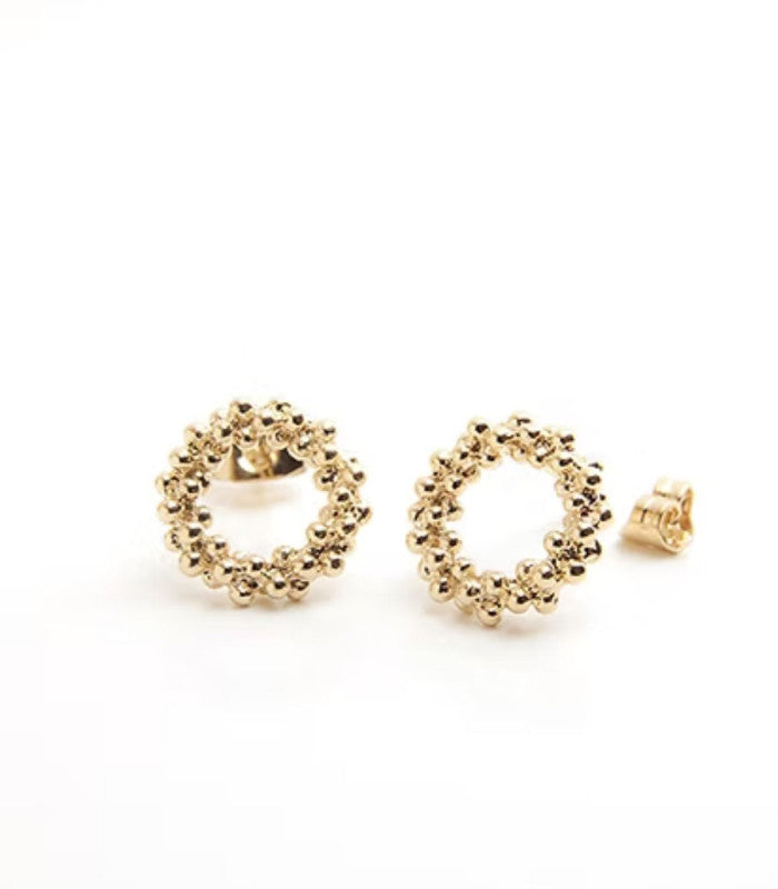 Pendiente circle mini billes les femmes 1