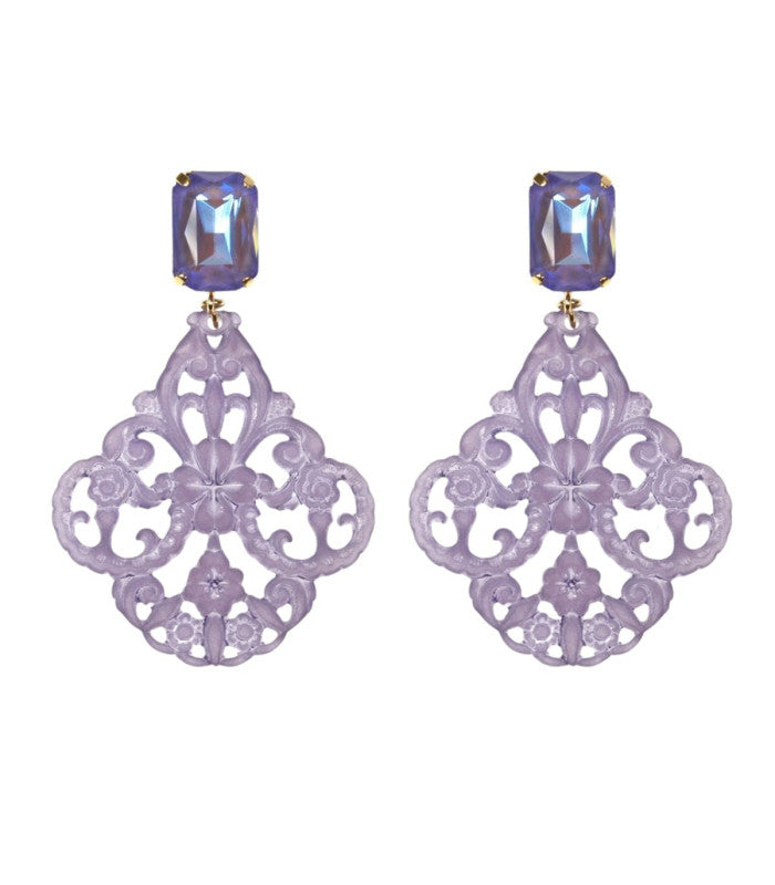 Pendiente boudour violet julie sion 1