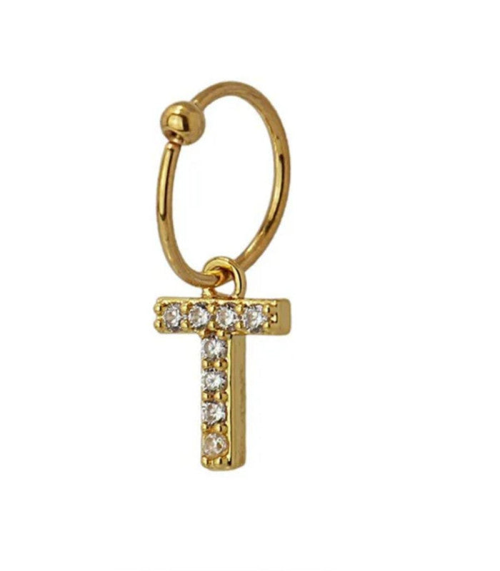 Piercing letra t dorado anartxy 1