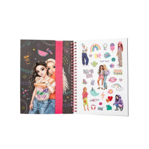 Doodle book neon con set de boligrafos neon top model 2