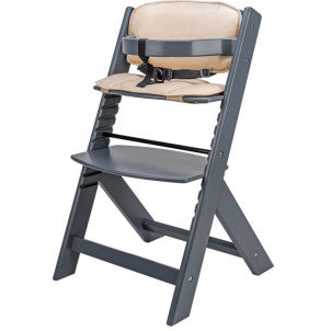 Trona de madera gris jill osann 2