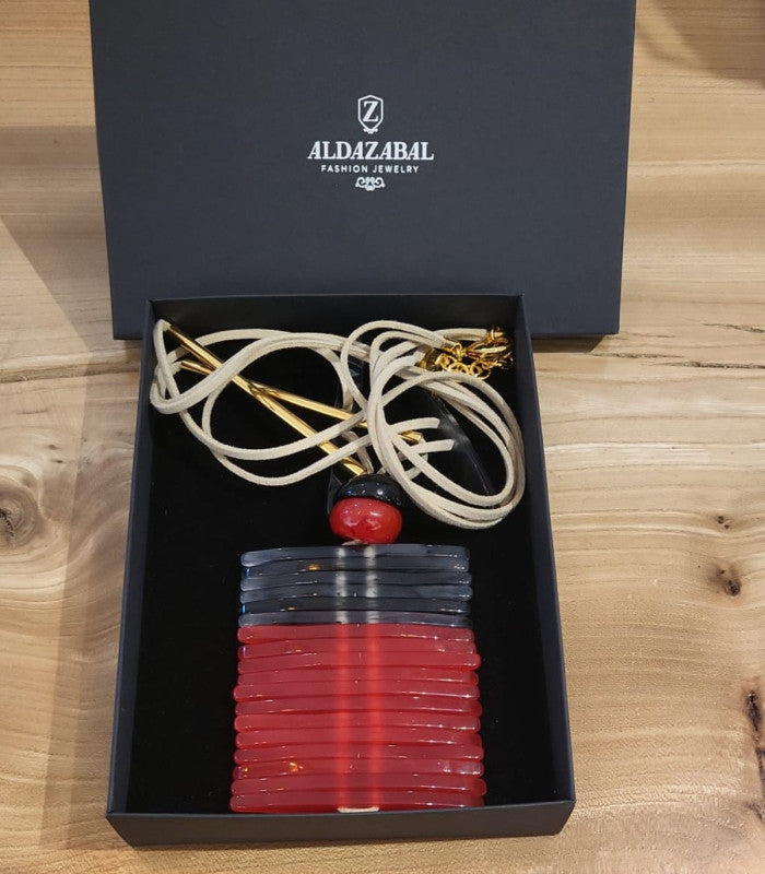Collar c-1897 rojo aldazabal 1