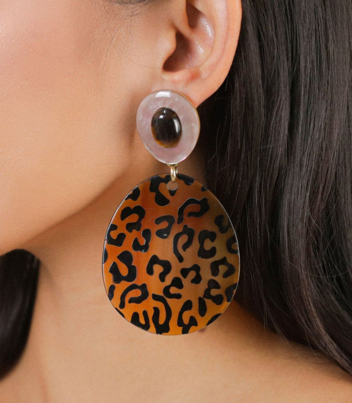 Pendiente jaguar nature bijoux 2
