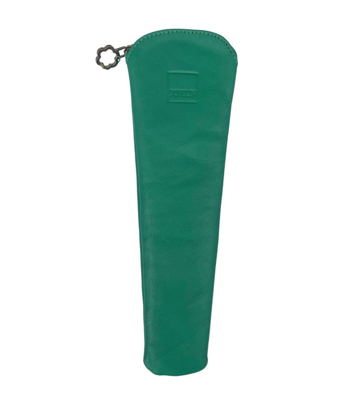 Funda abanico cremallera turquesa popelin 1