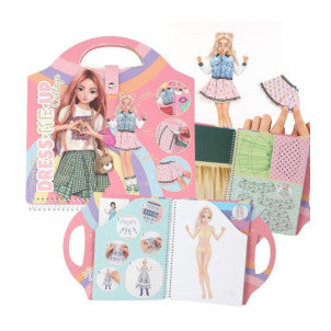 Cuaderno collage dress me up top model 1