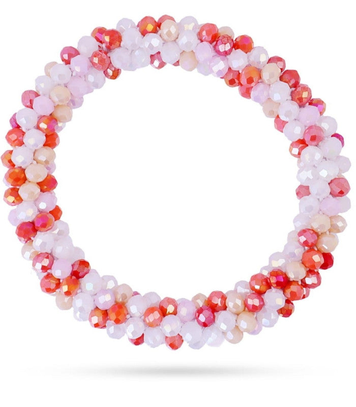 Pulsera coletero cristal rojo anartxy 1