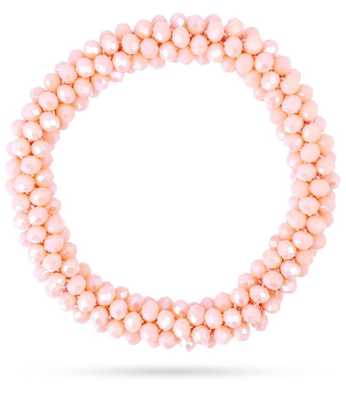 Pulsera coletero cristal salmon claro anartxy 1