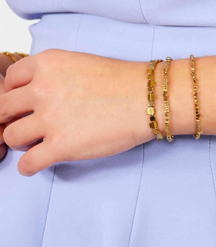 Pulsera slate dorado anartxy 2