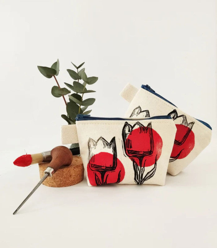 Monedero red tulip the ink job 1